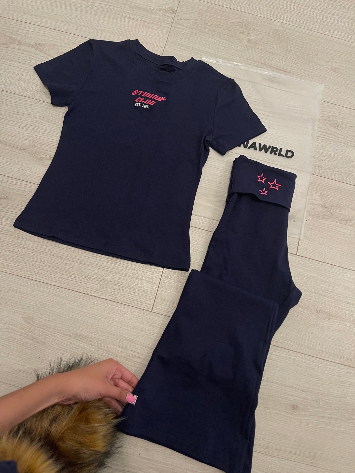 FOLDOVER PANTS SET